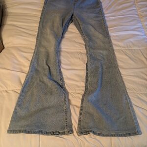 Light Blue Flared Jeans